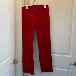 Chaps red jeans
